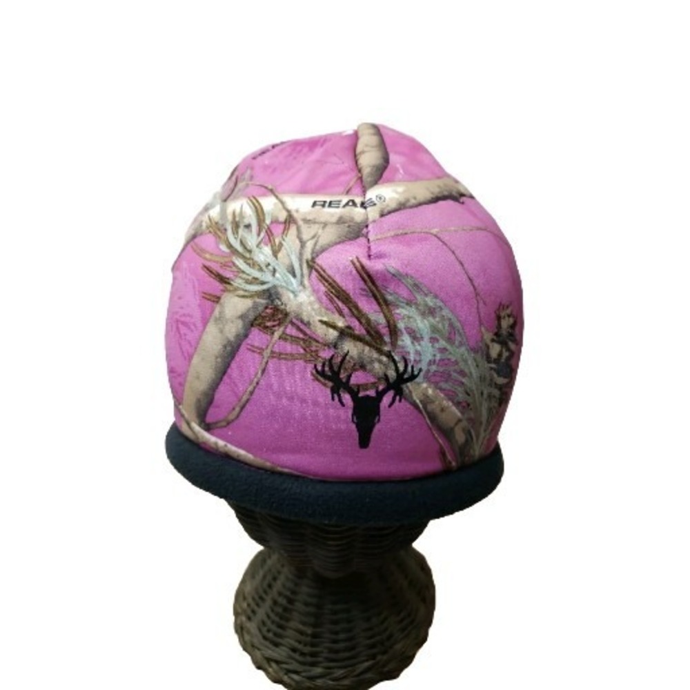 Realtree Winter Hat Beanie Pink Hot Shot One Size womens